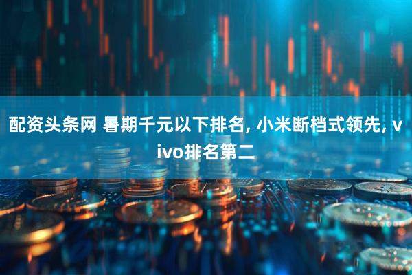 配资头条网 暑期千元以下排名, 小米断档式领先, vivo排名第二